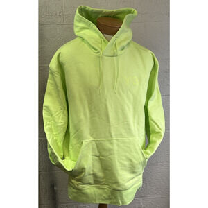 Y-3 Yohji Yamamoto Adidas Classic Men's Oversized Hoodie Glow Green Large HG6219